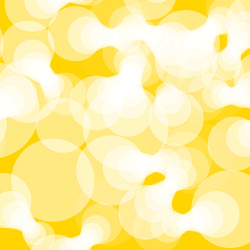 Yellow and white background.