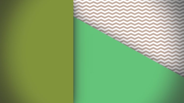 Green geometric background.