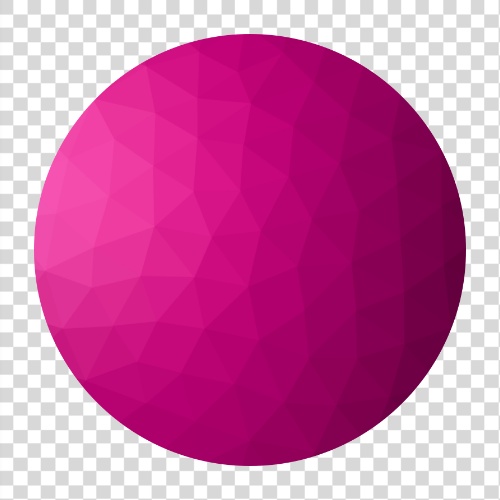 Purple sphere.