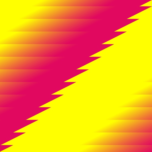 Garnet and Yellow Background with Jagged Design, Image 1917