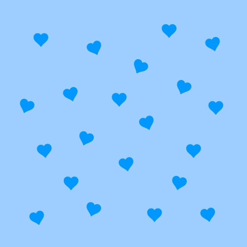 Children's background with hearts.