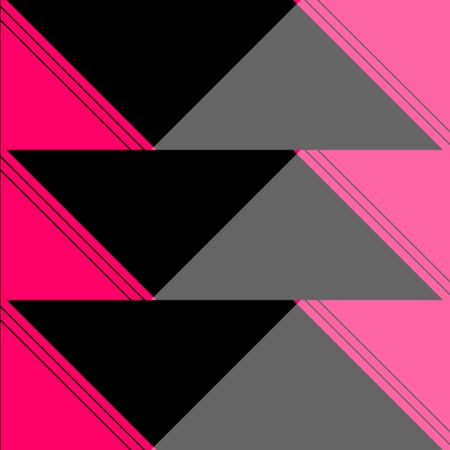 Pink and black abstract pattern.