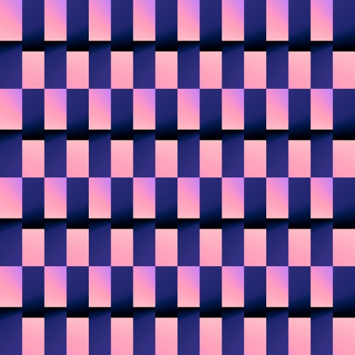 Pink and blue abstract pattern.