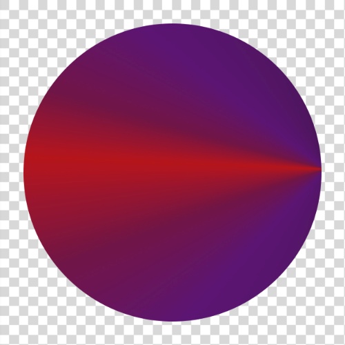 Purple circle.