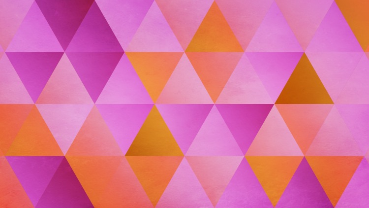 Geometric vintage background with triangles.