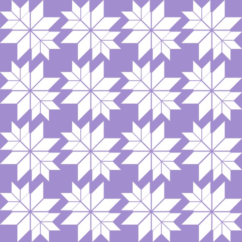 Violet abstract pattern with stars.