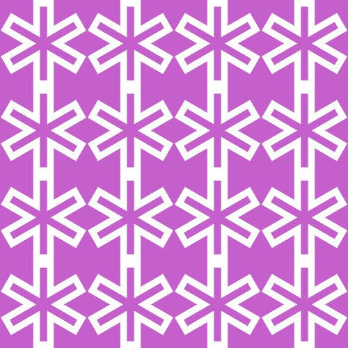 Violet pattern with stars.